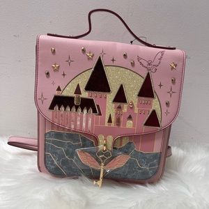 Danielle Nicole Harry Potter Hogwarts Castle Flying Key Backpack NWT